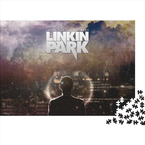 Puzzles für Erwachsene, 1000 Teile, Linkin Park-Puzzles für Erwachsene, Familienpuzzlespiel, Geburtstagsgeschenke (75x50cm) von LINGOLSN