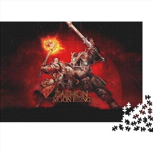 Puzzles für Teenager, 500 Teile, Warhammer 40-Puzzles, Holzpuzzles für Erwachsene, Gehirntraining (52x38cm) von LINGOLSN