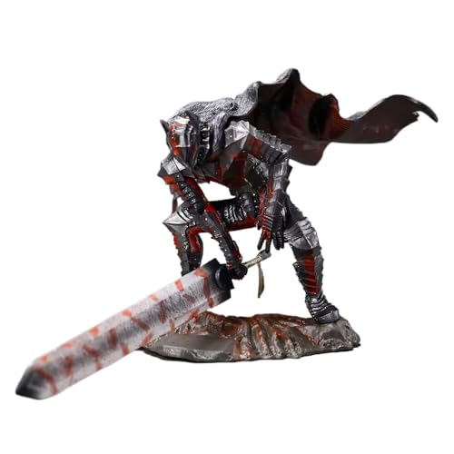 LINGTAOM Anime-Charakter Guts – Schwert Wind Legende Stehhaltung 18 cm PVC Box Desktop Ornament Charakter Modell Sammlerstück Statue von LINGTAOM