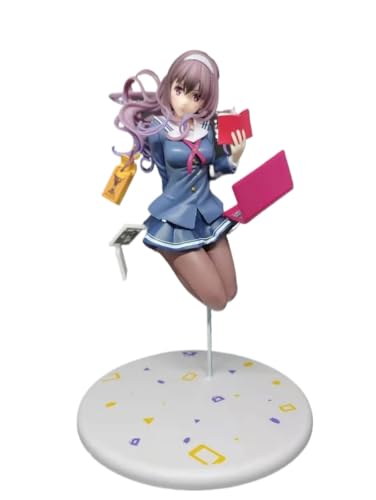 LINGTAOM Anime-Charakter Kasumigaoka Utaha Springhaltung, 24 cm, PVC-Box, Desktop-Ornament, Statue, Sammlerstück, Modell von LINGTAOM