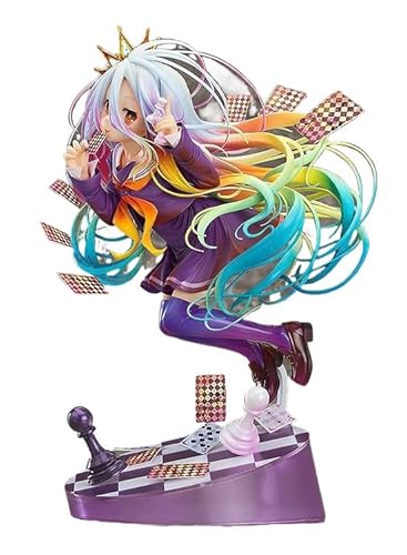 LINGTAOM Anime-Peripheriefigur, Shiro-Pokerkarte, stehend, 19 cm, PVC, Desktop-Ornament, Sammlerstück von LINGTAOM