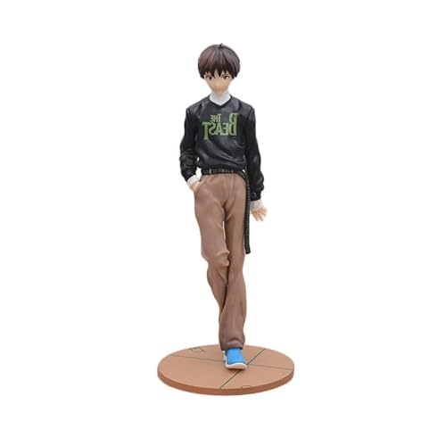 LINGTAOM Anime-Peripheriefiguren-Modell, Ikari Shinji, trendig, stehend, 24 cm, PVC, Tischdekoration, Geburtstagsgeschenk von LINGTAOM