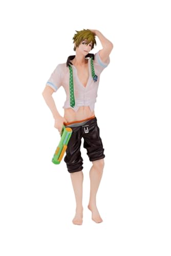 LINGTAOM Anime-Peripheriefiguren-Modell, Tachibana Makoto stehend mit einer Wasserpistole, 24 cm, PVC, Desktop-Ornament, Sammlerstück von LINGTAOM