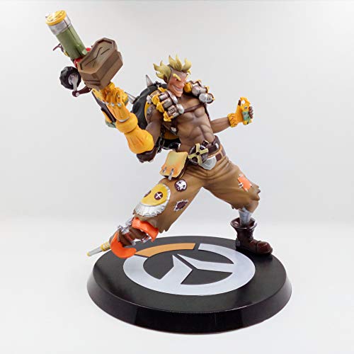 LINGTAOM Spiel-Peripheriefiguren-Modell, Junkrat, Stehende Haltungsszene, 25 cm, PVC, Desktop-Ornament, Sammlerstück von LINGTAOM