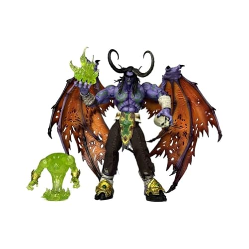 LINGTAOM Spielfigur Illidan Stormrage Stehhaltung, 23 cm, PVC, Tischdekoration, Anime-Modell-Kollektion, Statue von LINGTAOM