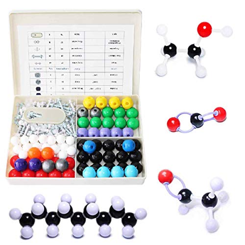 LINKTOR Chemie Molekularmodellbausatz (239 Teile), Schüler oder Lehrer für organisches und anorganisches Chemielernen, motivieren Sie Begeisterung zum Lernen und Aufheben der Weltraumvorstellungskraft von LINKTOR