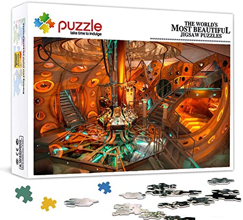 Doctor Who Puzzle, Puzzles 1000 Teile für Erwachsene, Klassische Puzzle Jungen Mädchen Puzzle für Kinder Teenager Lernspiel Spielzeug Geschenk für Die Heimreise 70X50cm von LINLINLI