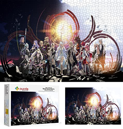 Puzzle 1000 Teile für Erwachsene, Puzzle Fire Emblem Fates , Klein Mini Puzzle Teenager Jungen Mädchen Puzzle for Teen Lernspiel Holiday Challenging Puzzle 38X26cm von LINLINLI