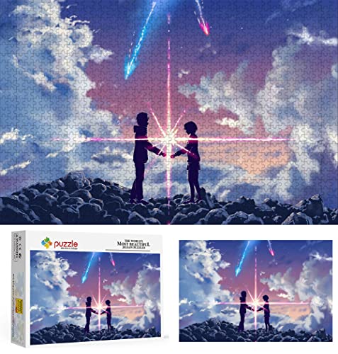 Your Name Puzzle, Puzzles für Erwachsene 1000 Teile, Klassische Puzzle Puzzle Schwierig für Erwachsene Teenager Freizeit Spaß Spiel Spielzeug Geeignet für Familie Freunde Dekorativ 70X50cm von LINLINLI