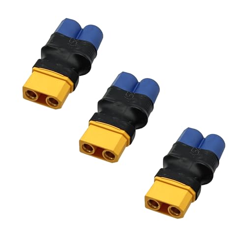 LINSYRC 3 Stücke XT90 Buchse auf EC8 Männlich Stecker RC Adapter von LINSYRC