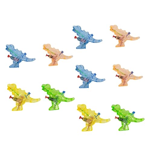LIOOBO 10 Stück Teiliges Dinosaurier Wasser spritzspielzeug Transparente Kleine Spritzpistolen Lebendige Farben Interaktives Outdoor Wasserspielzeug für Sommer Pool Party Zufällige Farbe LIOOBO 10 Stück Teiliges Dinosaurier Wasser spritzspielzeug Transparente Kleine Spritzpistolen Lebendige Farben Interaktives Outdoor Wasserspielzeug für Sommer Pool Party Zufällige Farbe von LIOOBO