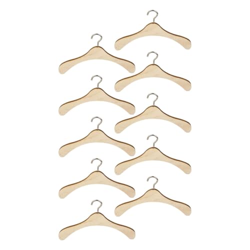 LIOOBO 10 Stück Teiliges Holz kleiderbügel für Puppenkleidung Kleine Holzbügel zum Organisieren und Aufhängen von Puppenoutfits Glatte Oberfläche Doll Storage LIOOBO 10 Stück Teiliges Holz kleiderbügel für Puppenkleidung Kleine Holzbügel zum Organisieren und Aufhängen von Puppenoutfits Glatte Oberfläche Doll Storage von LIOOBO