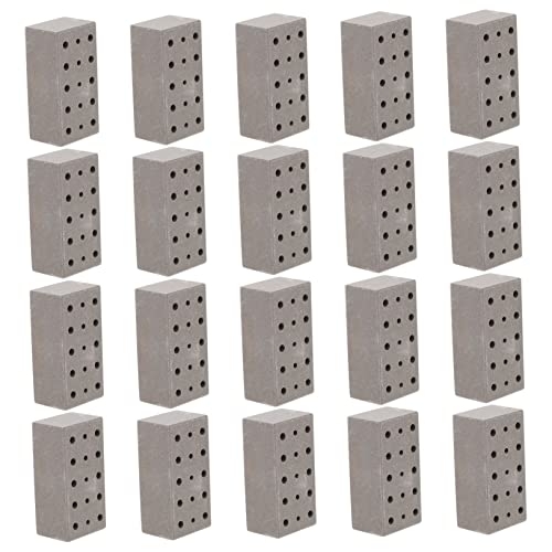 LIOOBO 20 Stück Teiliges Miniatur Ziegelsteine Rechteckige Modellziegel für DIY Sandtisch Micro Landschaftsbau Handgefertigte Bausteine für Architektur Puppenhaus Schulprojekte Kreative LIOOBO 20 Stück Teiliges Miniatur Ziegelsteine Rechteckige Modellziegel für DIY Sandtisch Micro Landschaftsbau Handgefertigte Bausteine für Architektur Puppenhaus Schulprojekte Kreative von LIOOBO