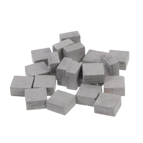 LIOOBO 20 Stück Teiliges Miniaturziegel aus Grauem Keramikton für Mikro Landschaftsbau Vielseitige Sandtisch Deko Leicht zu Verbauen für DIY Puppenhaus und Gartenmodelle LIOOBO 20 Stück Teiliges Miniaturziegel aus Grauem Keramikton für Mikro Landschaftsbau Vielseitige Sandtisch Deko Leicht zu Verbauen für DIY Puppenhaus und Gartenmodelle von LIOOBO