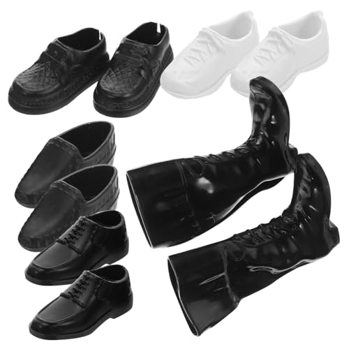 LIOOBO 25 Paare Puppenverkleidungsschuhe Miniatur-Herrenschuhe Miniatur-Schuhe Zubehör für Puppenkostüme Mini-Szenen-Requisiten Puppe kleine Schuhe Plastik Schwarz LIOOBO 25 Paare Puppenverkleidungsschuhe Miniatur-Herrenschuhe Miniatur-Schuhe Zubehör für Puppenkostüme Mini-Szenen-Requisiten Puppe kleine Schuhe Plastik Schwarz von LIOOBO