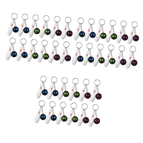 LIOOBO 3 Sätze Teiliges Mini Bowling Schlüsselanhänger Bunte Sport Souvenirs Für Schlüsselringe Und Dekoration Für Kindergeburtstage Und Sportveranstaltungen 12 Stück * 3 LIOOBO 3 Sätze Teiliges Mini Bowling Schlüsselanhänger Bunte Sport Souvenirs Für Schlüsselringe Und Dekoration Für Kindergeburtstage Und Sportveranstaltungen 12 Stück * 3 von LIOOBO