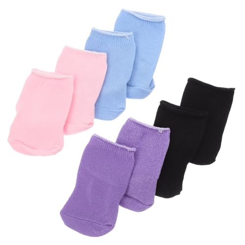LIOOBO 4 Paare Puppensocken Miniatur Niedliche Kurzsocken für Mädchen Puppen Bunte Farbige Puppenaccessoires zum Ankleiden und Dekorieren von Miniaturpuppen LIOOBO 4 Paare Puppensocken Miniatur Niedliche Kurzsocken für Mädchen Puppen Bunte Farbige Puppenaccessoires zum Ankleiden und Dekorieren von Miniaturpuppen von LIOOBO