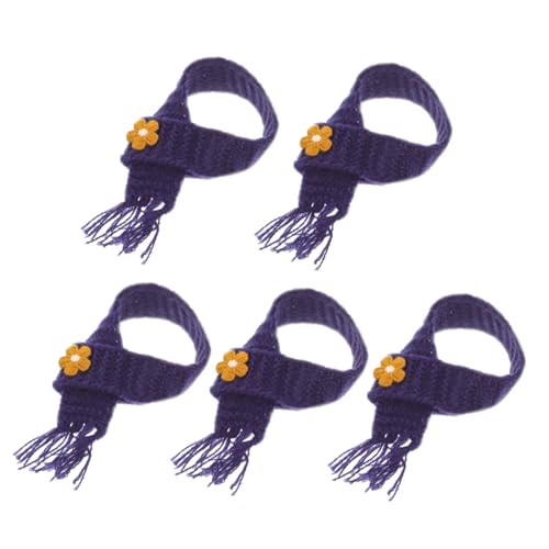 LIOOBO 5 Stück Teiliges Mini strickschals für Puppen Verstellbar aus Weichem Garn Dekoratives DIY Accessoire für Puppen Kuscheltiere Mini Flaschen Bastelzubehör LIOOBO 5 Stück Teiliges Mini strickschals für Puppen Verstellbar aus Weichem Garn Dekoratives DIY Accessoire für Puppen Kuscheltiere Mini Flaschen Bastelzubehör von LIOOBO