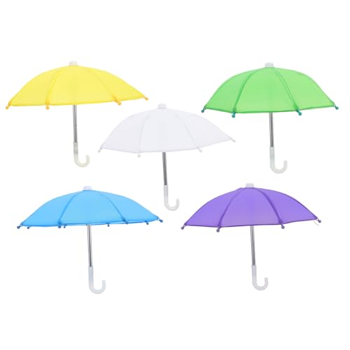 LIOOBO 5 Stück Teiliges Puppenhaus Miniatur Regenschirm Bunte Dekoration in Gelb Blau Grün Violett Weiß Realistische Miniatur Deko für Puppenhaus und Miniaturlandschaften LIOOBO 5 Stück Teiliges Puppenhaus Miniatur Regenschirm Bunte Dekoration in Gelb Blau Grün Violett Weiß Realistische Miniatur Deko für Puppenhaus und Miniaturlandschaften von LIOOBO