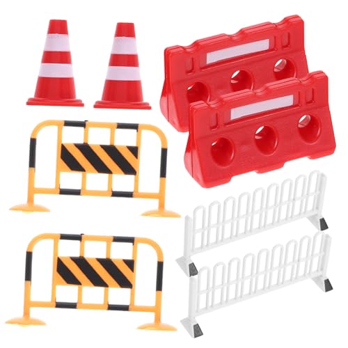 LIOOBO 8 Stück Teiliges Verkehrszeichen spielzeugset für Miniatur Verkehrsabsperrungen Lernspielzeug für Verkehrserziehung und Rollenspiele Spielstraße Zubehör LIOOBO 8 Stück Teiliges Verkehrszeichen spielzeugset für Miniatur Verkehrsabsperrungen Lernspielzeug für Verkehrserziehung und Rollenspiele Spielstraße Zubehör von LIOOBO