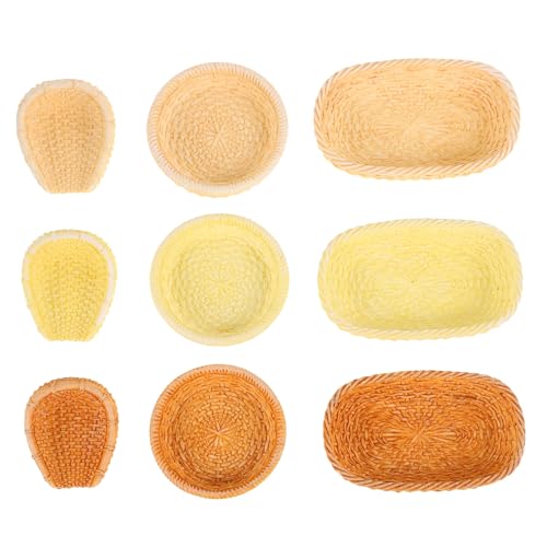 LIOOBO 9 Stück Teiliges Miniatur Picknickkorb aus Handgewebtem Weidenkorb Kleines Rundes Brotkörbchen Miniatur Einkaufskorb und Mini Flaschen Vielseitige Puppenhaus Dekoration für DIY LIOOBO 9 Stück Teiliges Miniatur Picknickkorb aus Handgewebtem Weidenkorb Kleines Rundes Brotkörbchen Miniatur Einkaufskorb und Mini Flaschen Vielseitige Puppenhaus Dekoration für DIY von LIOOBO