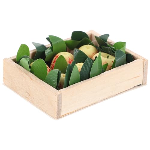 LIOOBO Gelbem Apfelmodell Puppenhaus deko für Sammler Detailreiche Miniatur fruchtbox als Liebevolles und Dekoratives Zubehör LIOOBO Gelbem Apfelmodell Puppenhaus deko für Sammler Detailreiche Miniatur fruchtbox als Liebevolles und Dekoratives Zubehör von LIOOBO