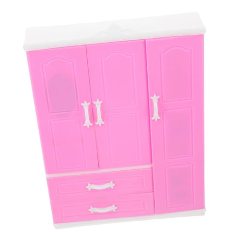 LIOOBO Mini Puppenschrank Kleiderschrank für Puppenzubehör Aufbewahrung Prinzessin Stil Mini Schrank für Mädchen für Puppenhaus und Rollenspiel LIOOBO Mini Puppenschrank Kleiderschrank für Puppenzubehör Aufbewahrung Prinzessin Stil Mini Schrank für Mädchen für Puppenhaus und Rollenspiel von LIOOBO