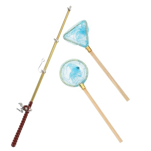 LIOOBO Miniatur Angelrute und Fischernetz Dekorative Puppenhaus Zubehör Handliches Mini Fischfang Modell für Innenraum Mikro landschaftsdekoration LIOOBO Miniatur Angelrute und Fischernetz Dekorative Puppenhaus Zubehör Handliches Mini Fischfang Modell für Innenraum Mikro landschaftsdekoration von LIOOBO