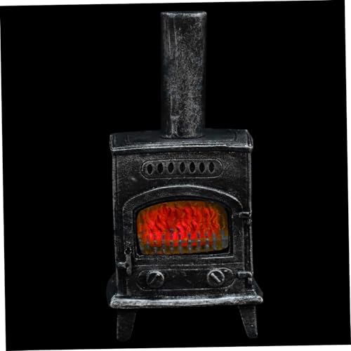 LIOOBO Miniatur Resin Kamin Modell Puppenhaus Möbel Dekoration Robuste Micro Landschaftsfigur Handgefertigt Leicht Tragbar als Schlafzimmer Ornament Schwarzes Design LIOOBO Miniatur Resin Kamin Modell Puppenhaus Möbel Dekoration Robuste Micro Landschaftsfigur Handgefertigt Leicht Tragbar als Schlafzimmer Ornament Schwarzes Design von LIOOBO