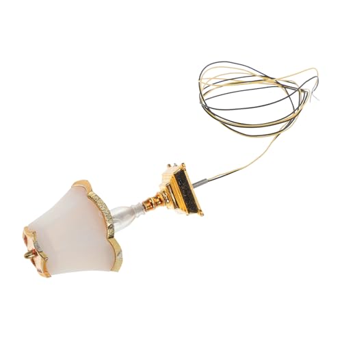 LIOOBO Miniatur Tischlampe Puppenhaus Retro Stil LED Beleuchtung Vintage Bedside Lampe Modell Dekoration Puppenhaus Zubehör für Gemütliche Atmosphäre LIOOBO Miniatur Tischlampe Puppenhaus Retro Stil LED Beleuchtung Vintage Bedside Lampe Modell Dekoration Puppenhaus Zubehör für Gemütliche Atmosphäre von LIOOBO