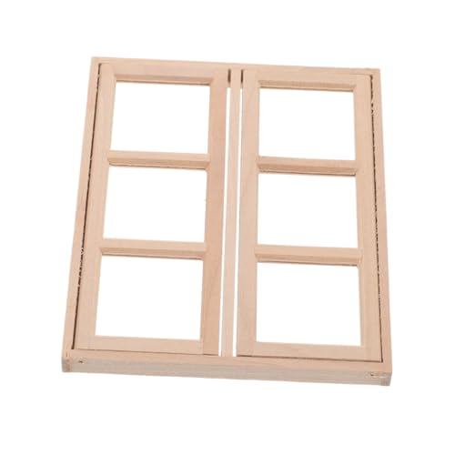 LIOOBO Puppenhaus Holz Fenster und Tür Miniatur Möbel DIY Bastelset für Puppenhaus Dekoration Stabile Holzmaterialien Vielseitige Miniatur Zubehör für Gestaltung LIOOBO Puppenhaus Holz Fenster und Tür Miniatur Möbel DIY Bastelset für Puppenhaus Dekoration Stabile Holzmaterialien Vielseitige Miniatur Zubehör für Gestaltung von LIOOBO