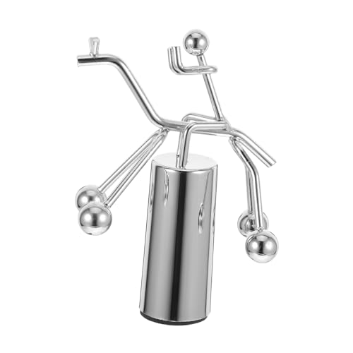 LIOOBO Tumbler Ornament Desktop Reitspielzeug Schaukel Balance Bälle Balancieren Pferd Balance Bälle Dekoration Tumbler Balancieren Physik Metall Silber LIOOBO Tumbler Ornament Desktop Reitspielzeug Schaukel Balance Bälle Balancieren Pferd Balance Bälle Dekoration Tumbler Balancieren Physik Metall Silber von LIOOBO