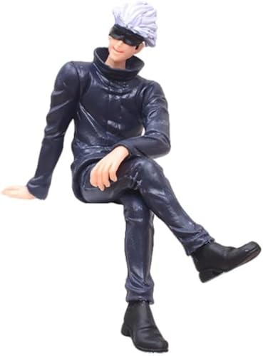 LIRUOXI for A Character in Jujutsu Kaisen-Gojo Satoru Figure Handmade PVC Anime Cartoon Character Model Statue Figure, Desktop Ornaments Decorations Gifts for Fans von LIRUOXI