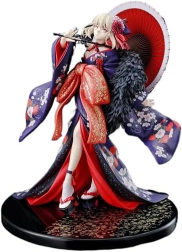 LIRUOXI for Oiran Kimono Sword Action Figure Handmade PVC Anime Cartoon Character Model Statue Figure, Desktop Ornaments Decorations Gifts for Fans von LIRUOXI