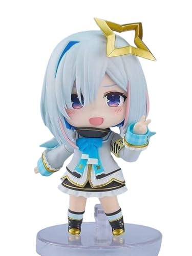 LIRUOXI für Amane Kanata Figur Handmade PVC Anime Cartoon Charakter Modell Statue Figur, Desktop Ornamente Dekorationen Geschenke für Fans (Zwei Ersatzgesichter) von LIRUOXI