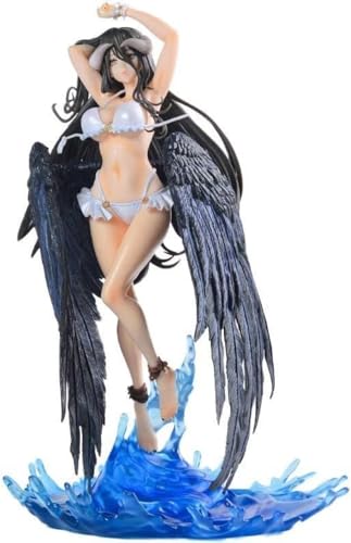 LIRUOXI für Anime-Figuren Albedo Figur Schwarzes Kleid Rock Modell Stehend Albedo Action Figur Anime Statue Sammlung Schreibtisch Dekorationen 20CM PVC (Typ1) von LIRUOXI