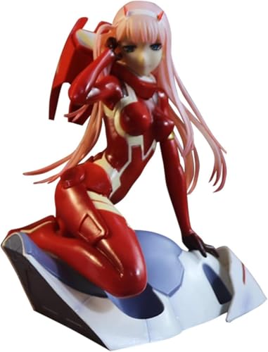 LIRUOXI für Anjinguang Darling in The FRANXX Zero Two 02 Figur Handmade PVC Anime Cartoon Charakter Modell Statue Figur, Desktop Ornamente Dekorationen Geschenke für Fans (B-Typ 1) von LIRUOXI