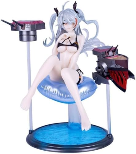 LIRUOXI für Aquamarin Versandlinie Figur Handmade PVC Anime Cartoon Charakter Modell Statue Figur, Desktop Ornamente Dekorationen Geschenke für Fans (Kms Prinz Eugen) von LIRUOXI