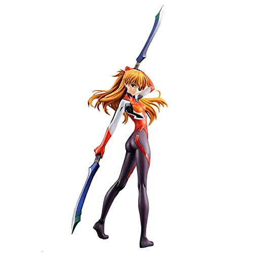 LIRUOXI für Ayanami Rei Figur Handmade PVC Anime Cartoon Charakter Modell Statue Figur, Desktop Ornamente Dekorationen Geschenke für Fans (Asuka Langley Soryu) von LIRUOXI