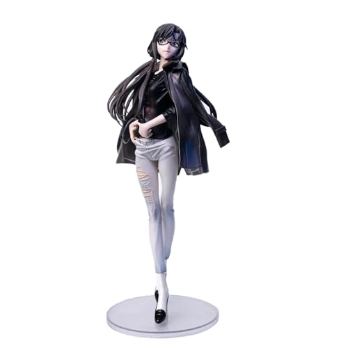 LIRUOXI für Ayanami Rei Figur Handmade PVC Anime Cartoon Charakter Modell Statue Figur, Desktop Ornamente Dekorationen Geschenke für Fans (Mari Makinami Illustrious - Grau) von LIRUOXI