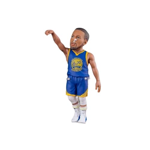 LIRUOXI für Basketball-Star Figur Handmade PVC Anime Cartoon Charakter Modell Statue Figur, Desktop Ornamente Dekorationen Geschenke für Fans (Stephen Curry) von LIRUOXI