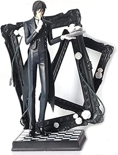 LIRUOXI für Black Butler Sebastian Cielr Phantomhive Anime Action Figur Handmade PVC Anime Cartoon Charakter Modell Statue Figur, Desktop Ornamente Dekorationen Geschenke für Fans von LIRUOXI