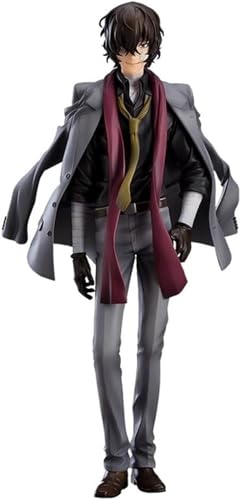 LIRUOXI für Bungo Stray Dogs Figur, Dazai Osamu Action Figur, PVC Cartoon Manga Charakter Statue Modell Fans Sammelfigur Raumdekoration Ornament 23cm (Dazai Osamu (Anzug Ver.)) von LIRUOXI