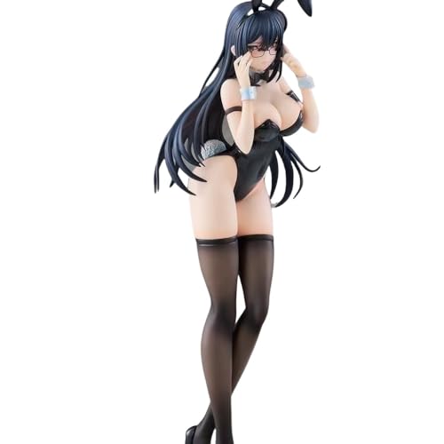 LIRUOXI für Bunny Girl Figur Handmade PVC Anime Cartoon Charakter Modell Statue Figur, Desktop Ornamente Dekorationen Geschenke für Fans (Sonnenblume des Hasen) von LIRUOXI