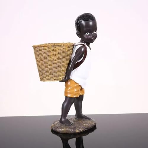 LIRUOXI für Cute Black Child Carrier Figur Handmade PVC Anime Cartoon Charakter Modell Statue Figur, Desktop Ornamente Dekorationen Geschenke für Fans von LIRUOXI