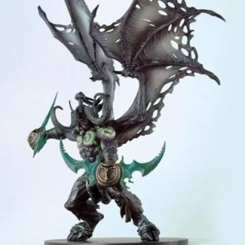 LIRUOXI für Dämonische Illidan Dämonische Form Figur Handmade PVC Anime Cartoon Charakter Modell Statue Figur, Desktop Ornamente Dekorationen Geschenke für Fans von LIRUOXI