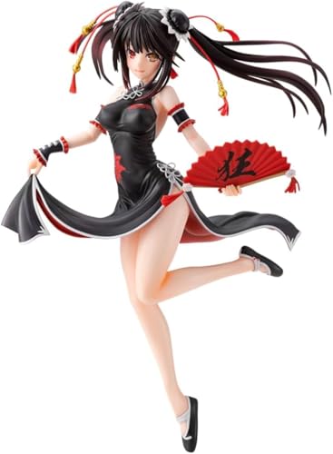 LIRUOXI für Date A Live Anime Figur Kurumi Tokisaki Serie Action Figur Statue Modell Kurumi Tokisaki Kimono Modell 23CM PVC Figur Sammlerstück Desktop Ornamente (Typ12) von LIRUOXI