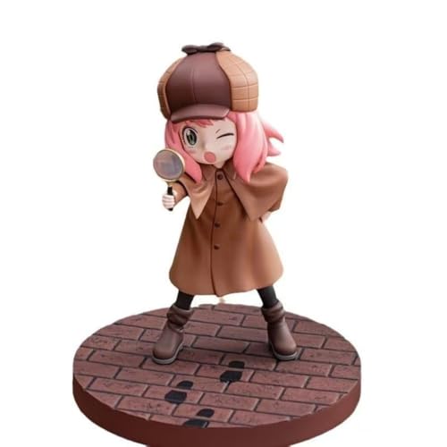 LIRUOXI für Detektiv Aniya Figur Handmade PVC Anime Cartoon Charakter Modell Statue Figur, Desktop Ornamente Dekorationen Geschenke für Fans von LIRUOXI