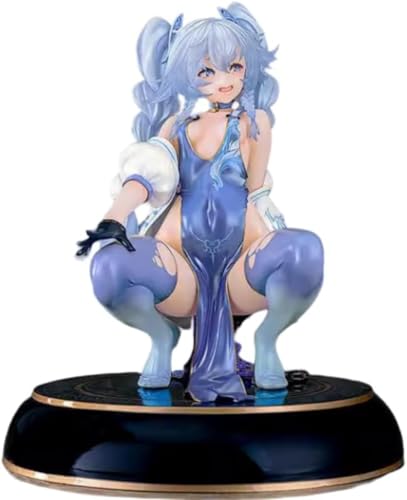 LIRUOXI für Double Blue Crouching Ponytail Anime Figur Handmade PVC Anime Cartoon Charakter Modell Statue Figur, Desktop Ornamente Dekorationen Geschenke für Fans von LIRUOXI