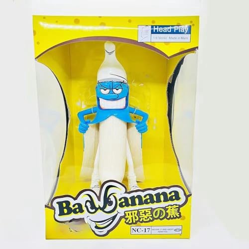 LIRUOXI für Evil Banana Man Figur Handmade PVC Anime Cartoon Charakter Modell Statue Figur, Desktop Ornamente Dekorationen Geschenke für Fans (Schlümpfe) von LIRUOXI